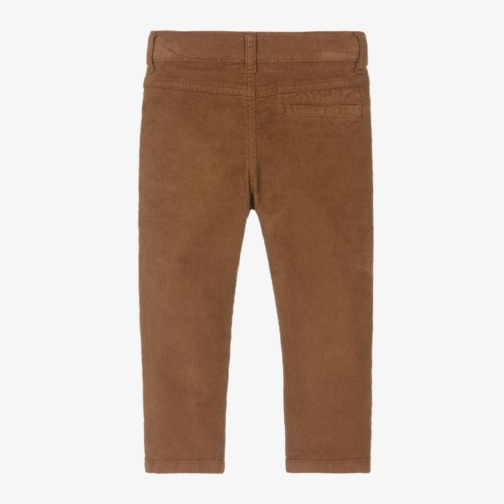 Patachou-Boys Soft Brown Cord Pants | Childrensalon Outlet
