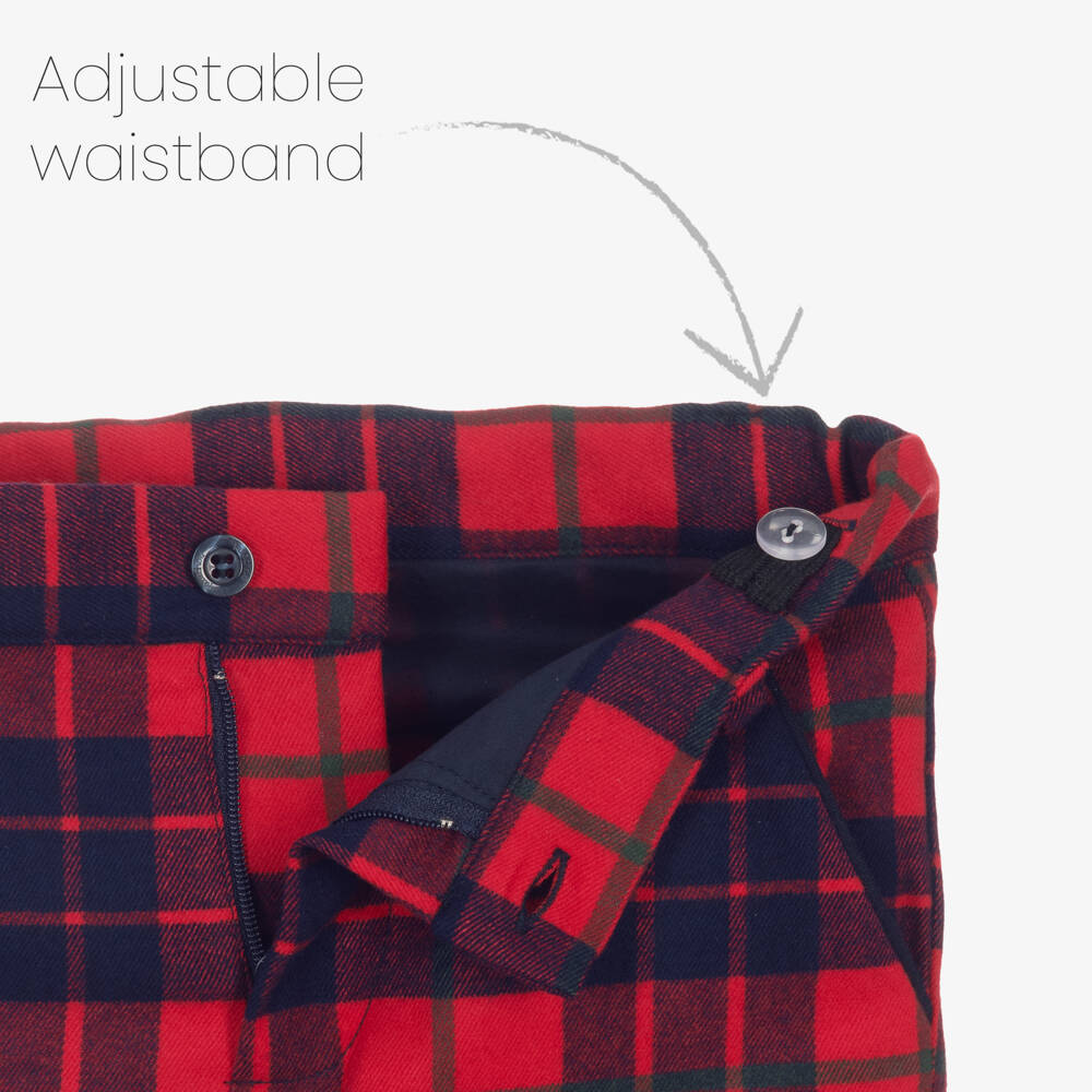 Patachou-Boys Tartan Patterned Trousers | Childrensalon Outlet