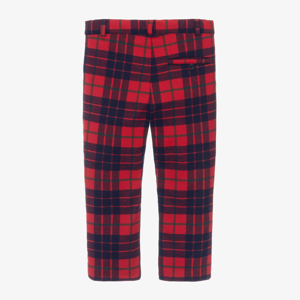 Patachou-Boys Tartan Patterned Trousers | Childrensalon Outlet
