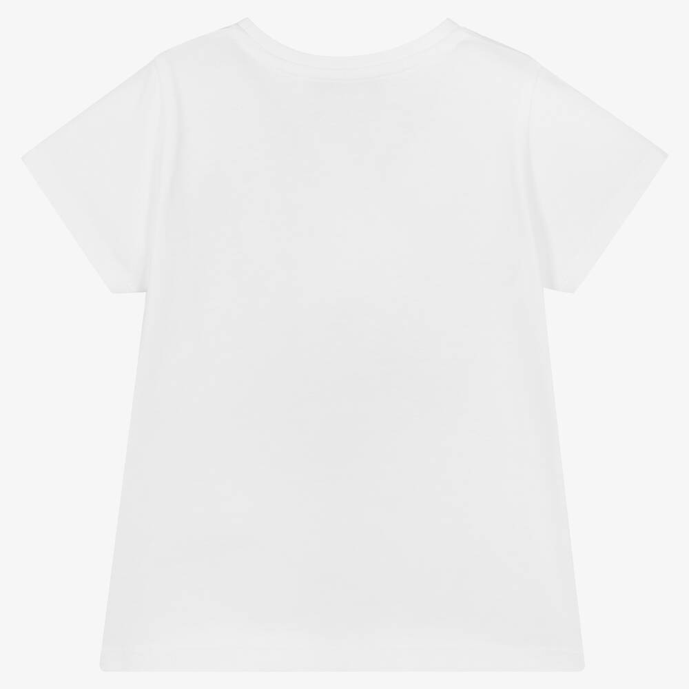 Patachou-تيشيرت قطن لون أبيض للأولاد | Childrensalon Outlet