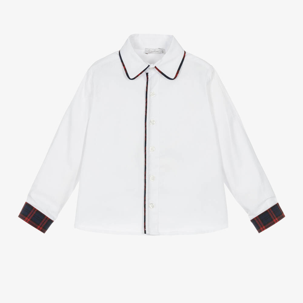 Patachou - Белая хлопковая рубашка | Childrensalon