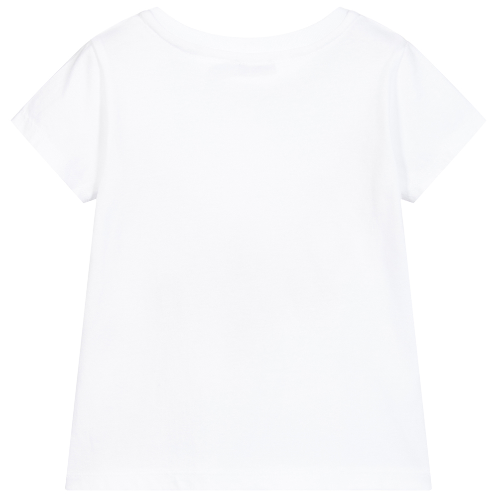 Patachou-Boys White Giraffe T-Shirt | Childrensalon Outlet