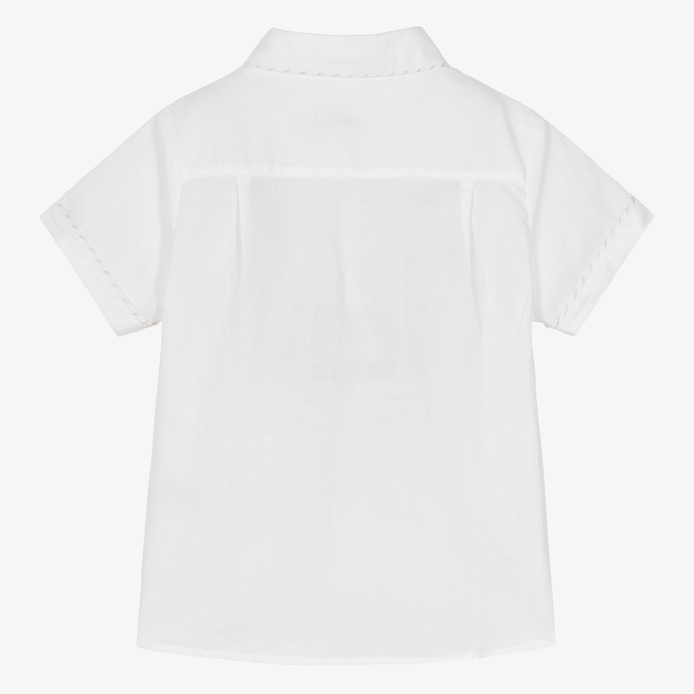 Patachou-Boys White Shirt & Bow Tie | Childrensalon Outlet