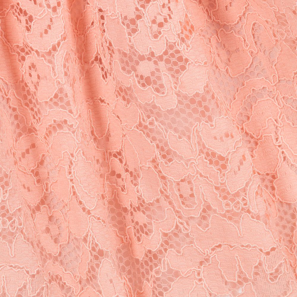 Patachou-Coral Orange Lace Dress | Childrensalon Outlet
