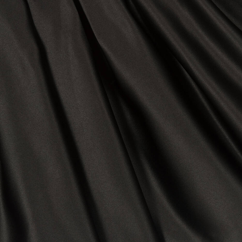 Patachou-Girls Black Satin Skirt | Childrensalon Outlet