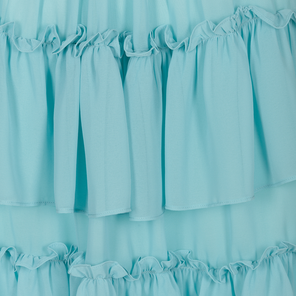 Patachou-Голубое шифоновое платье для девочек | Childrensalon Outlet