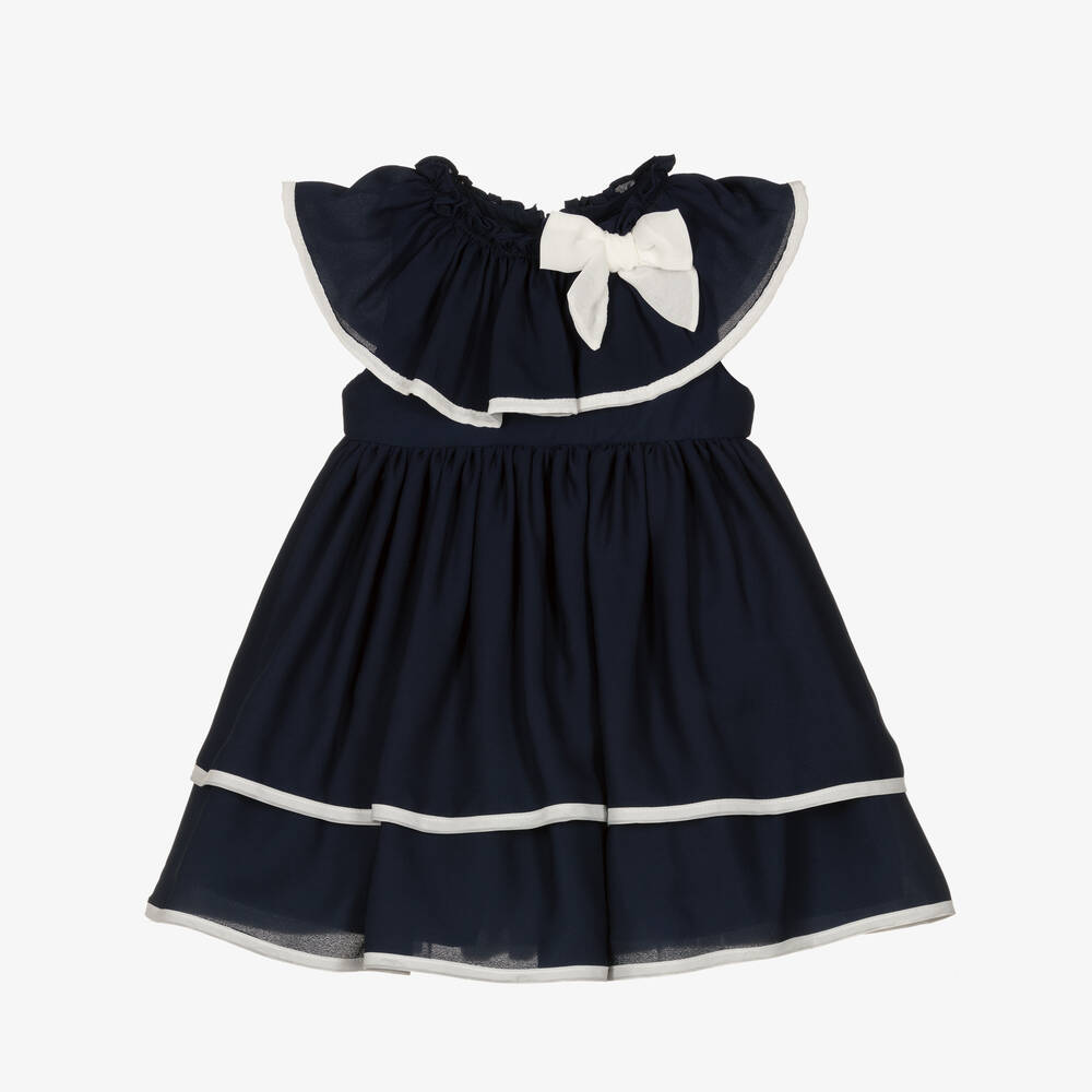 Patachou - Синее шифоновое платье | Childrensalon