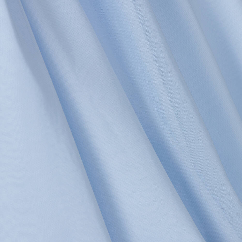 Patachou-Girls Blue Frilled Chiffon Dress | Childrensalon Outlet