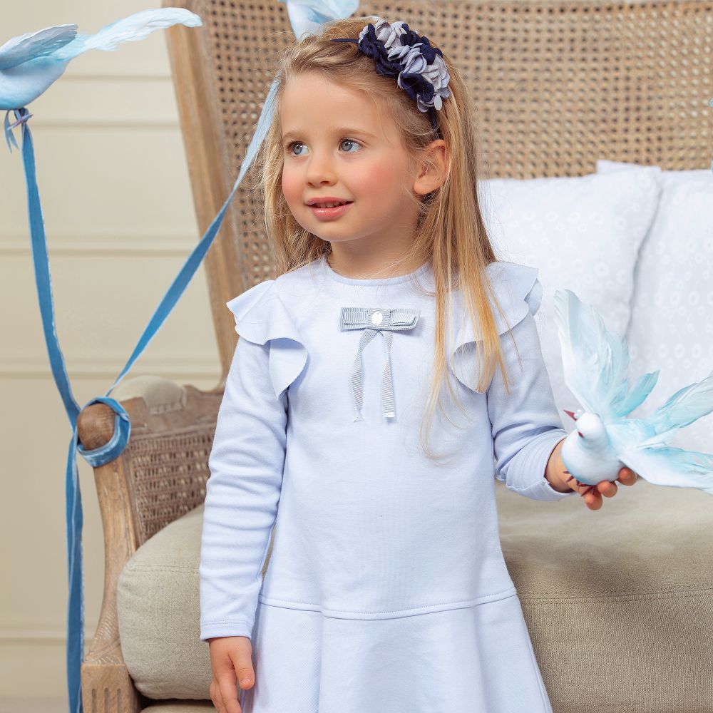 Girls pale shop blue dress