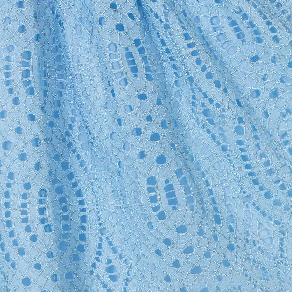 Patachou-Голубое кружевное платье с бантом для девочек | Childrensalon Outlet