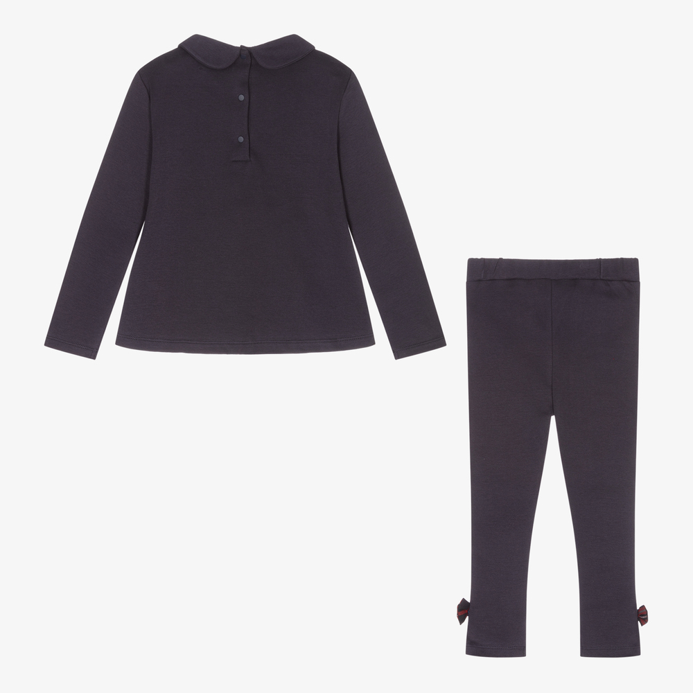 Patachou-Girls Blue Top & Leggings Set | Childrensalon Outlet