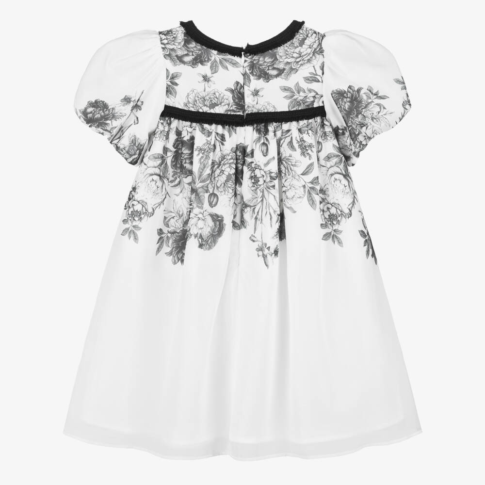 Patachou-Шифоновое платье с цветочным шармом для девочек | Childrensalon Outlet