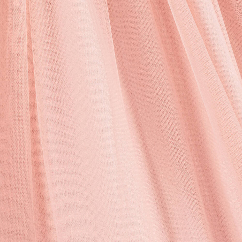 Patachou-Girls Cotton and Tulle Pink Dress | Childrensalon Outlet