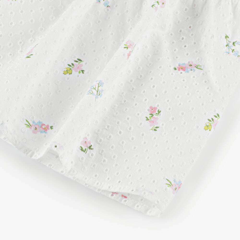 Patachou-Girls Cotton Blossom Shorts Ensemble | Childrensalon Outlet