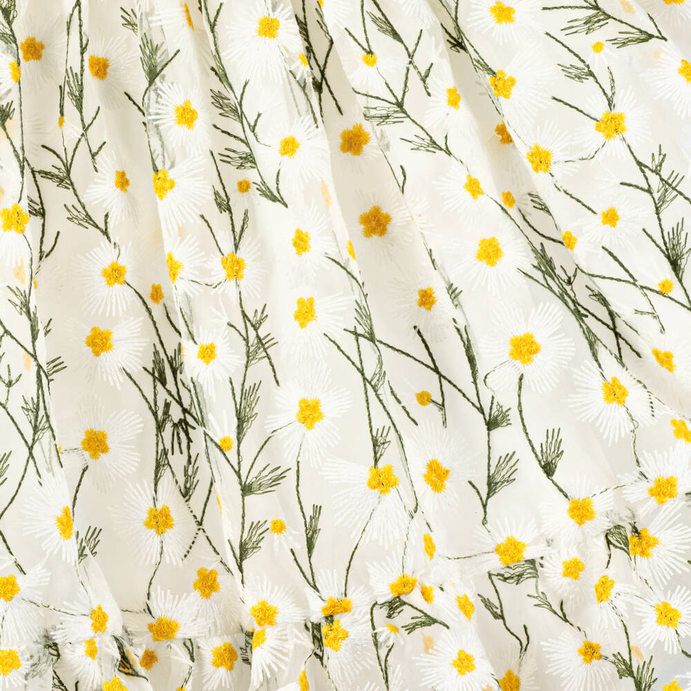 Patachou-Girls' Delicate Organza Floral Dress | Childrensalon Outlet