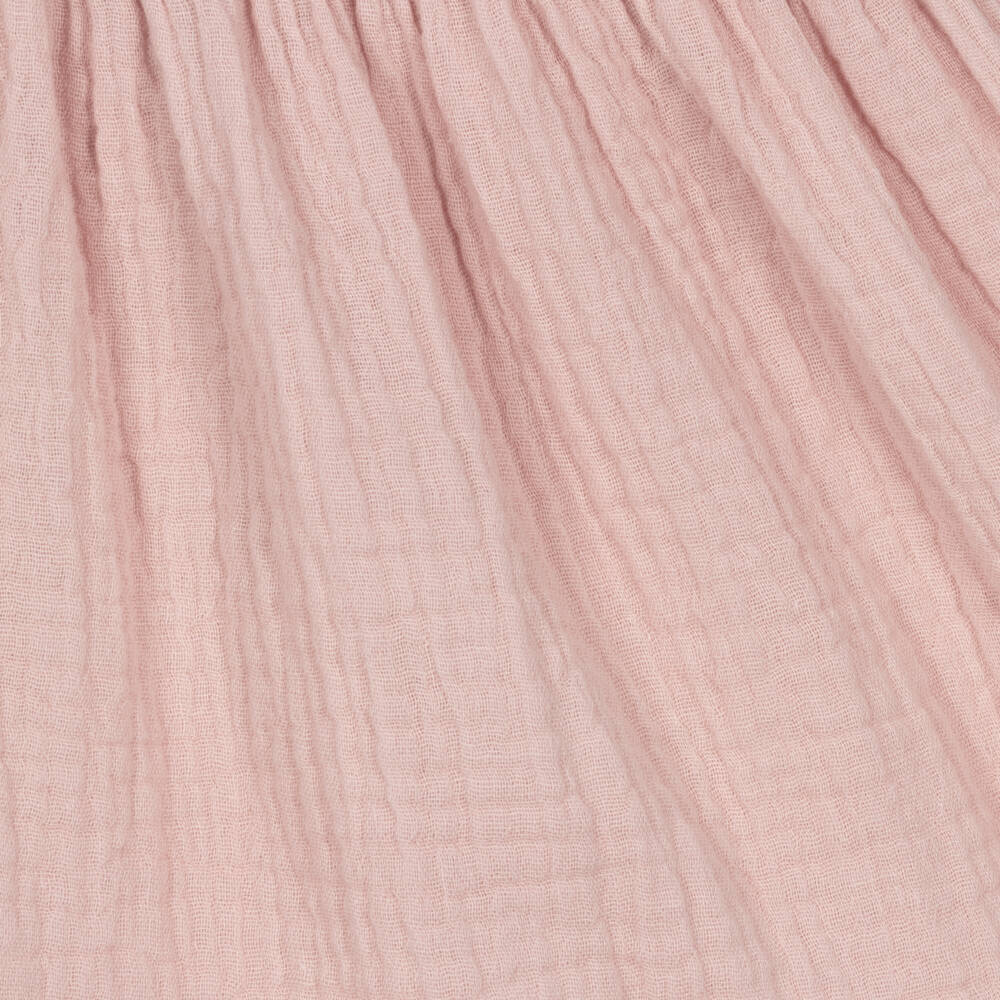 Patachou-Girls Dusky Pink Floral Muslin Dress | Childrensalon Outlet