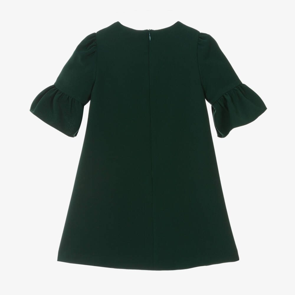 Patachou-Girls Emerald Crêpe Frock | Childrensalon Outlet