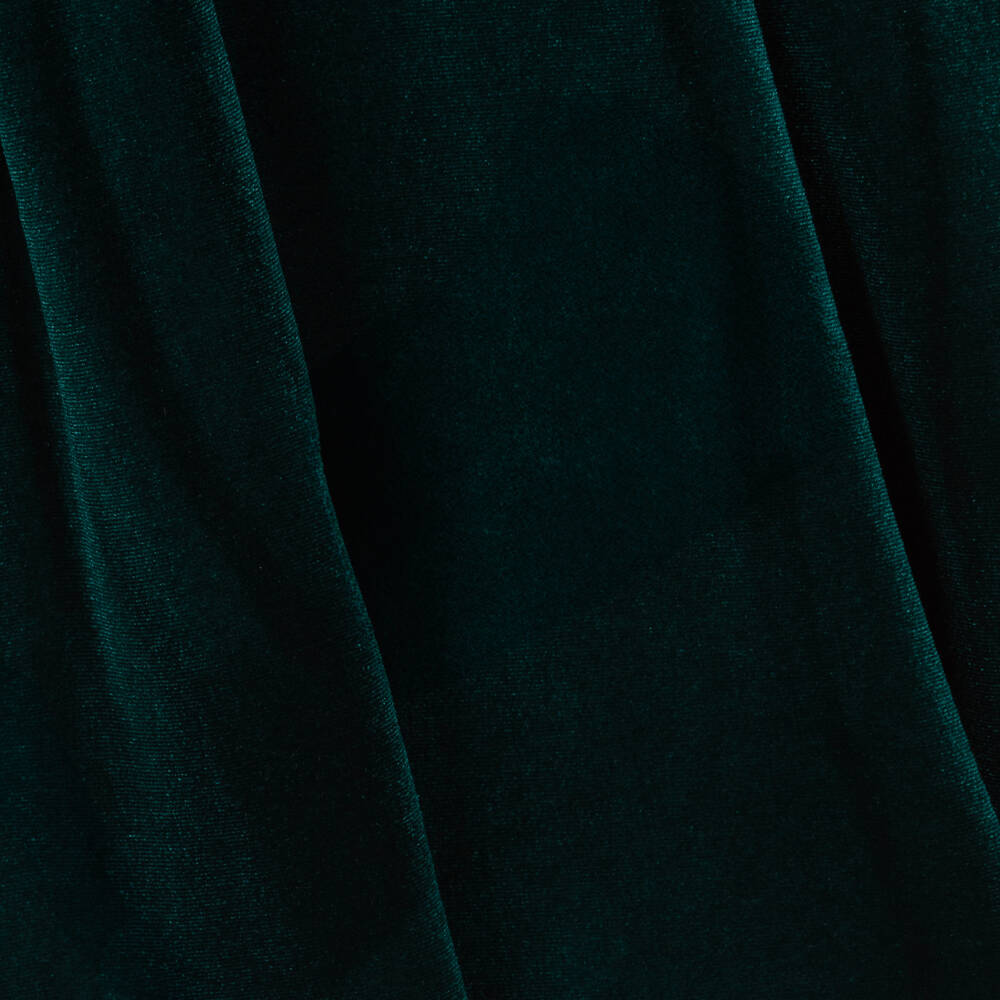 Patachou-Girls Emerald Velour Lace Dress | Childrensalon Outlet