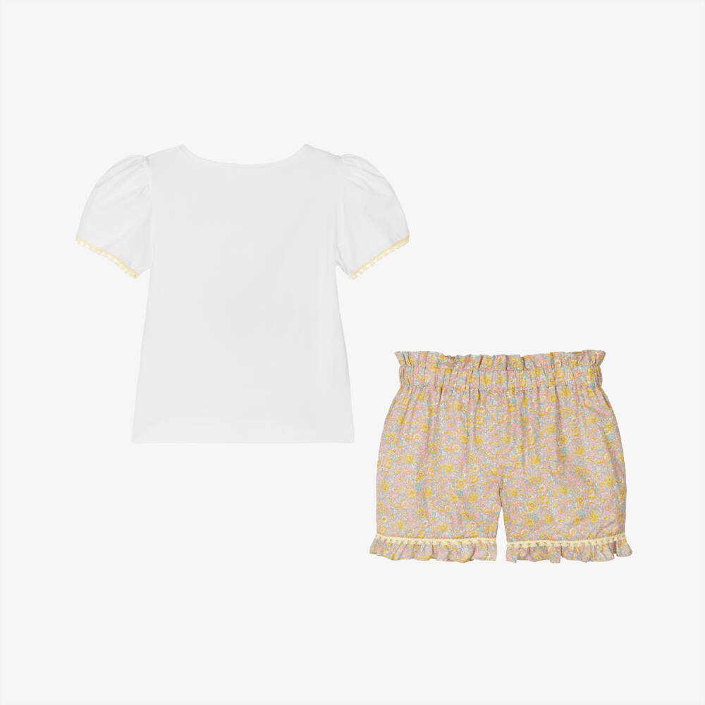 Patachou-طقم شورتات ساحر بنقشة الأزهار للبنات | Childrensalon Outlet