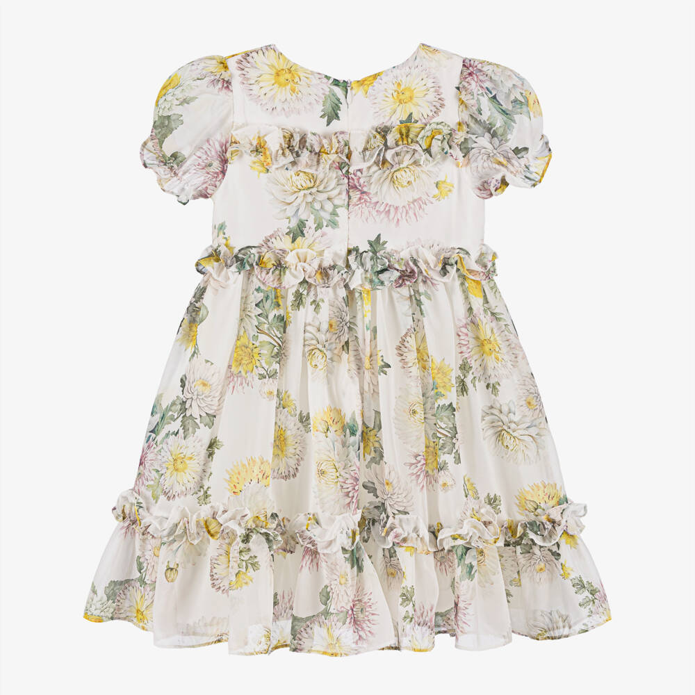 Patachou-Girls Floral Chiffon Delight Dress | Childrensalon Outlet