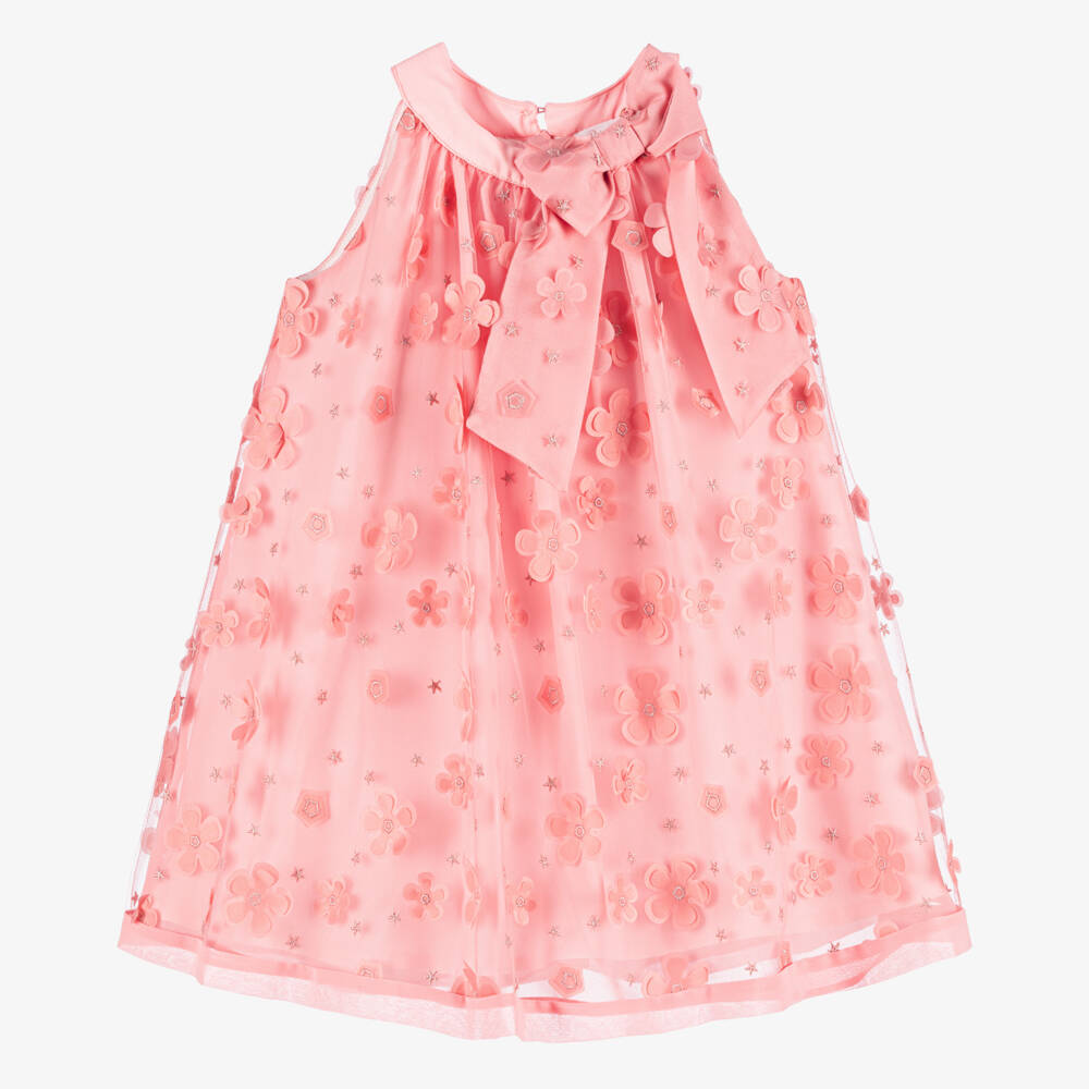 Patachou-فستان تول مزين بالزهور للبنات | Childrensalon Outlet
