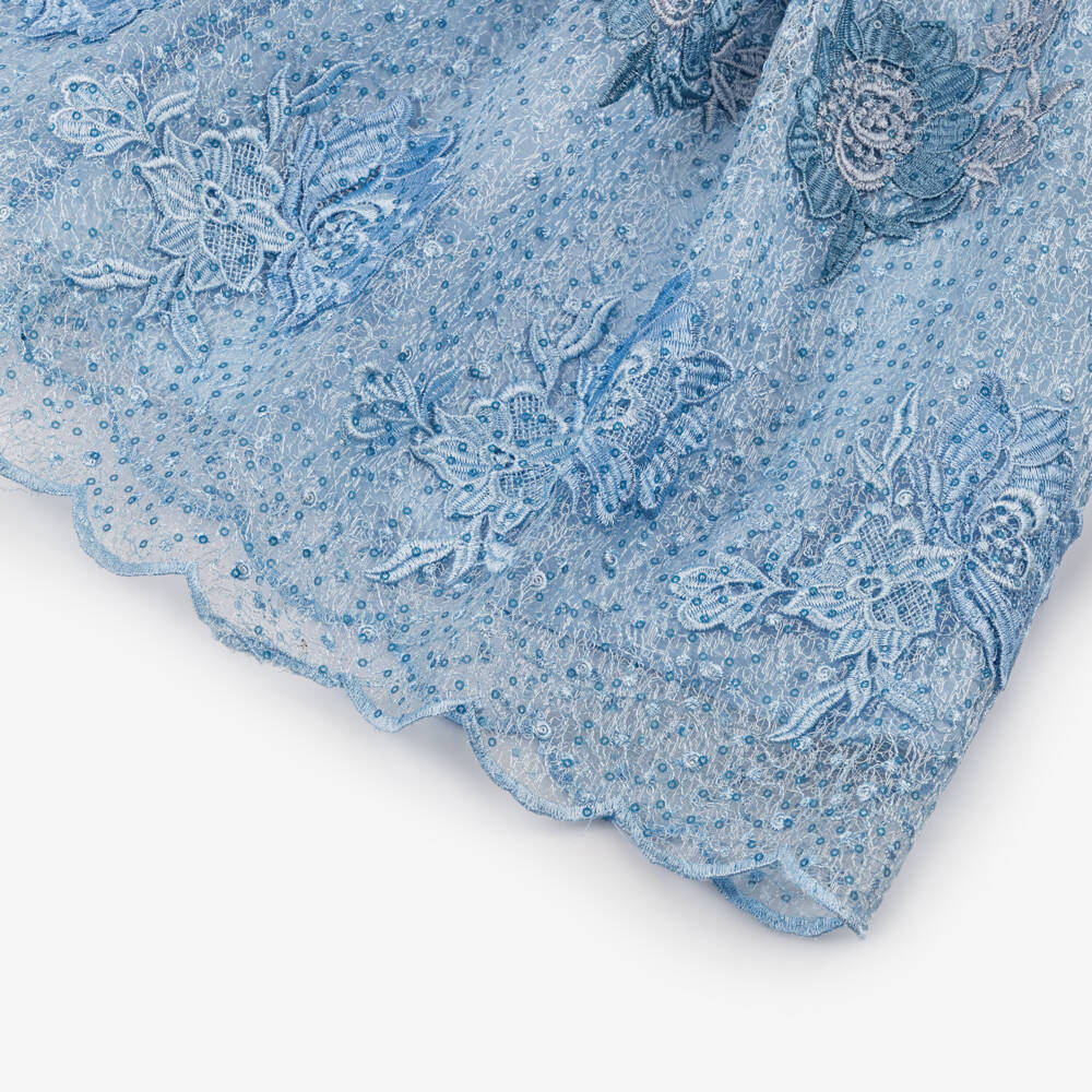 Patachou-Girls Floral Lace Embellished Dress | Childrensalon Outlet