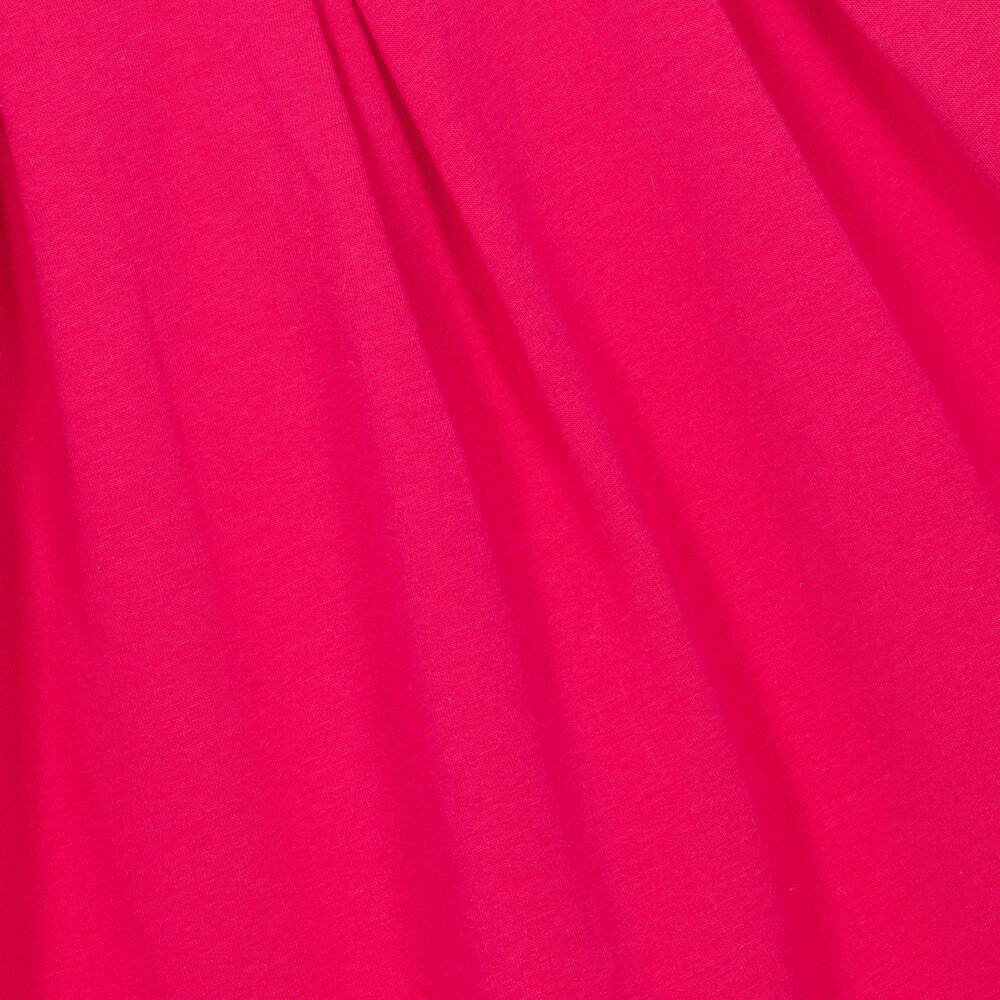 Patachou-Girls Fuchsia Pink Cotton Collared Dress | Childrensalon Outlet