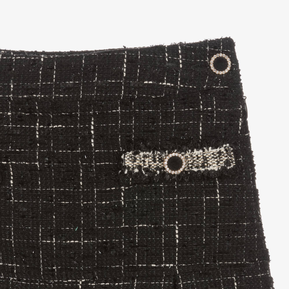 Patachou-Girls Glittery Tweed Skirt | Childrensalon Outlet
