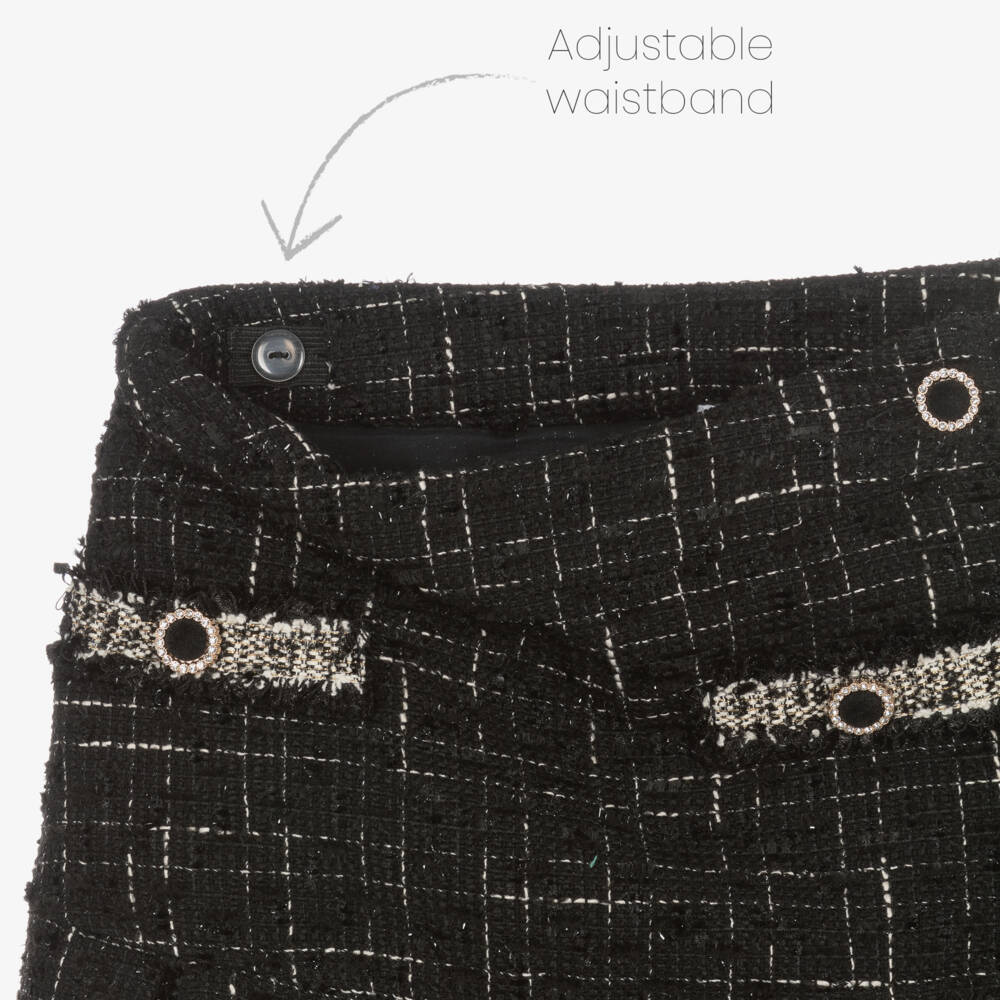 Patachou-Girls Glittery Tweed Skirt | Childrensalon Outlet