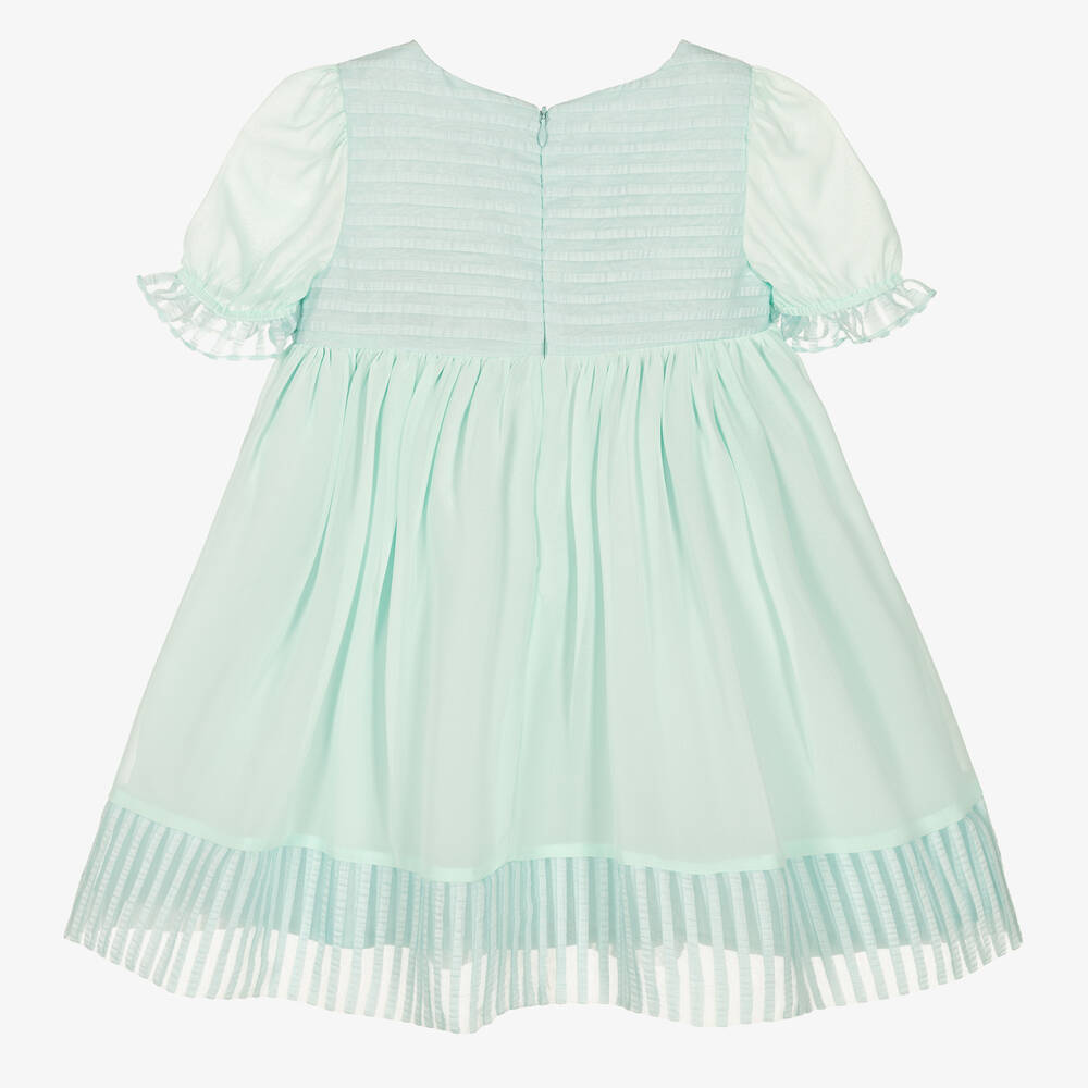 Patachou-Зеленое шифоновое платье | Childrensalon Outlet