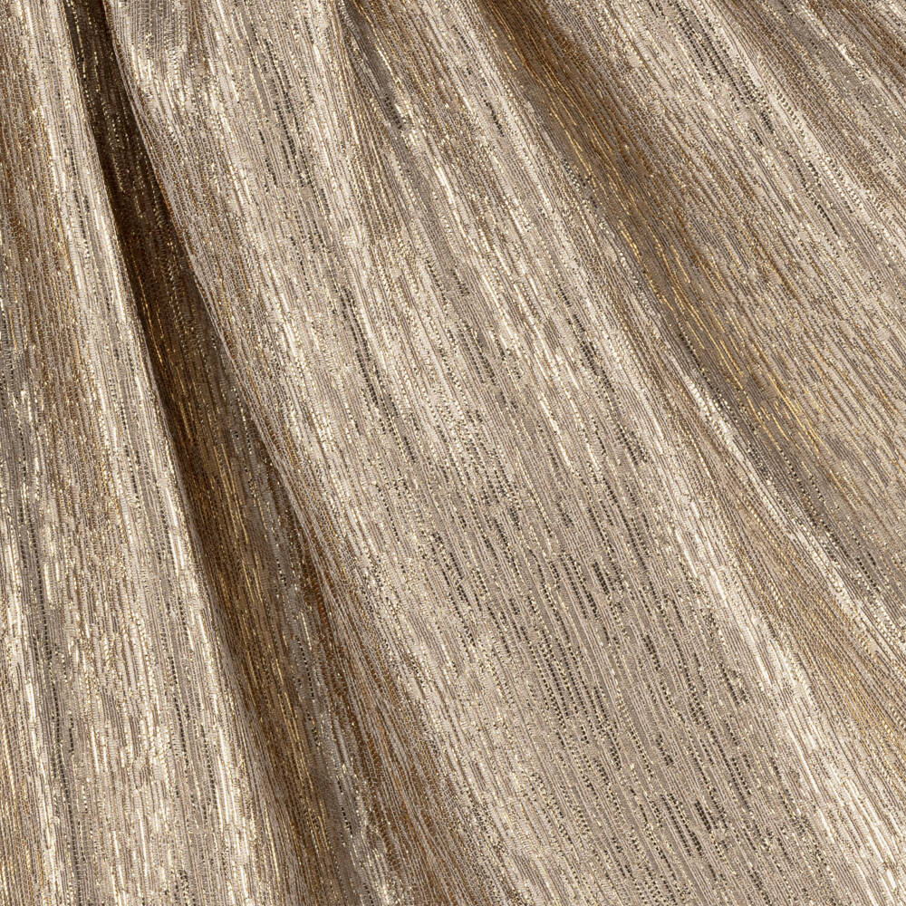 Patachou-Girls Ivory and Gold Chiffon Dress | Childrensalon Outlet