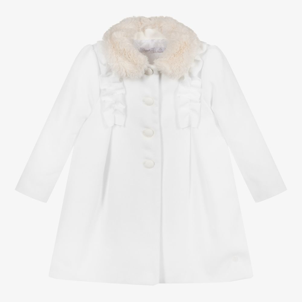 Patachou - Кремовое пальто для девочек | Childrensalon