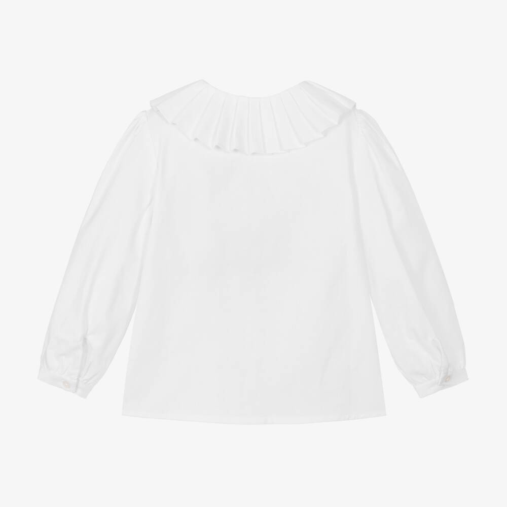 Patachou-Girls Ivory Cotton Top | Childrensalon Outlet