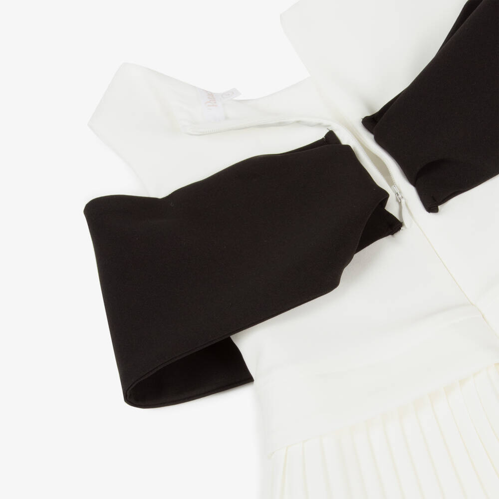 Patachou-Girls Ivory Crêpe Elegance Jumpsuit | Childrensalon Outlet