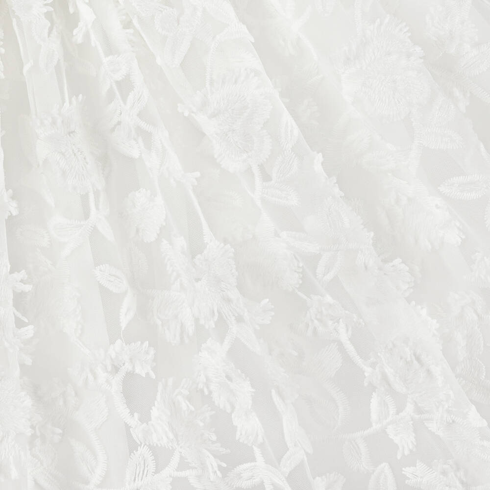 Patachou-Girls Ivory Embroidered Lace Dress | Childrensalon Outlet