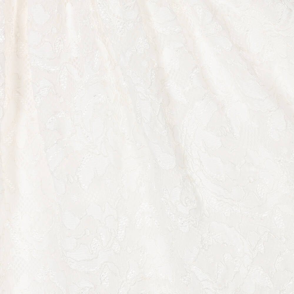 Patachou-فستان عاجي للبنات مزين بالدانتيل | Childrensalon Outlet