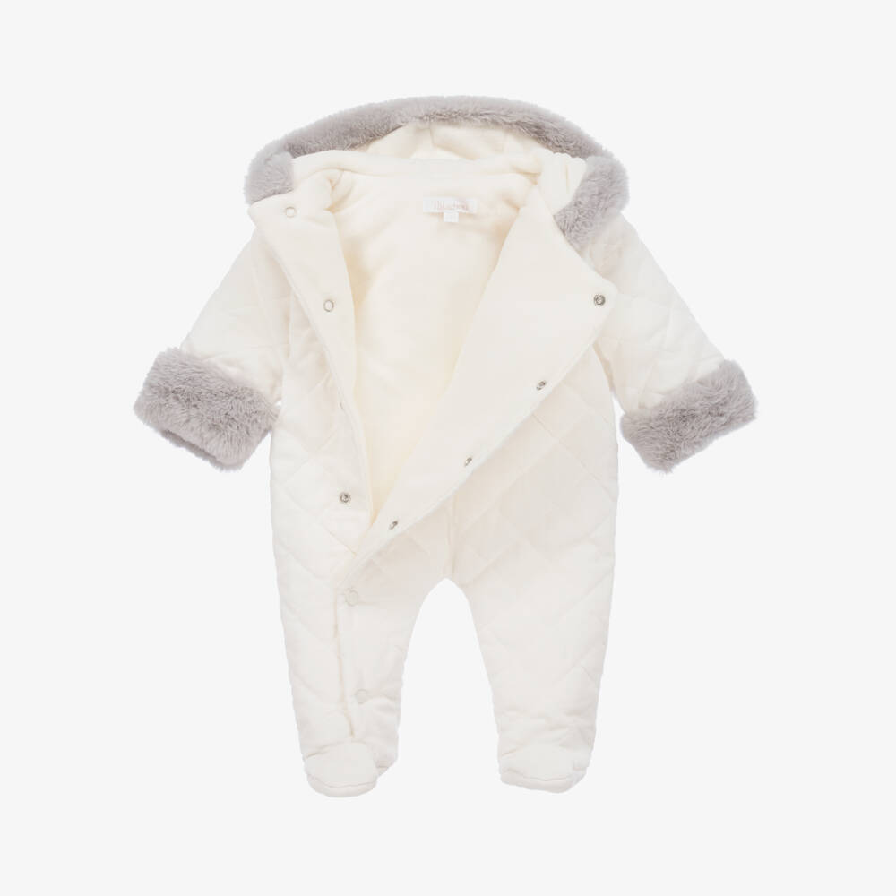 باتاشو-أفرول شتوي مبطن لون بيج | Childrensalon Outlet