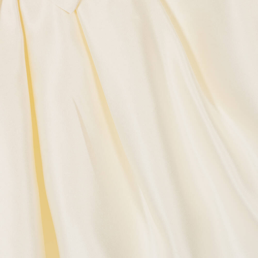 Patachou-Girls Ivory Satin Skirt | Childrensalon Outlet