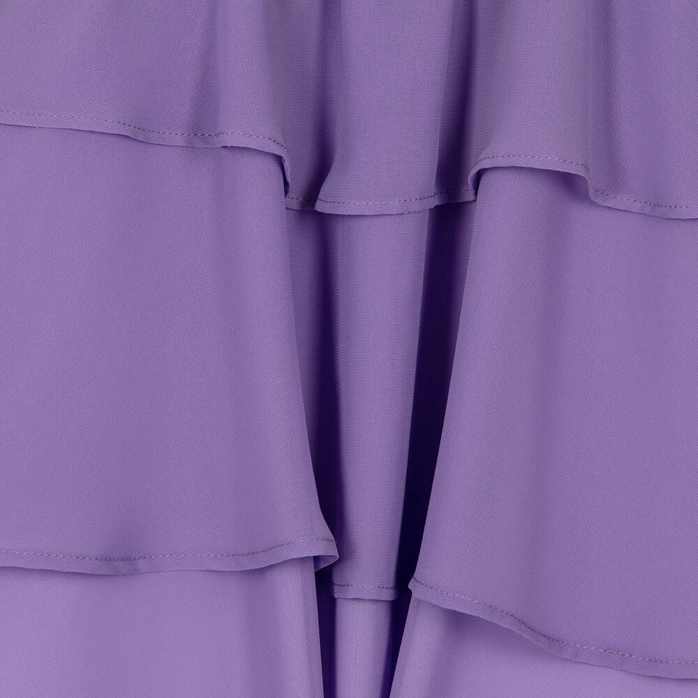 Patachou-Girls Lilac Chiffon Dress | Childrensalon Outlet