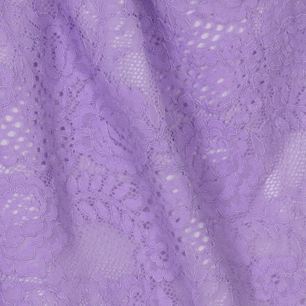 Patachou-Girls Lilac Lace Dress | Childrensalon Outlet