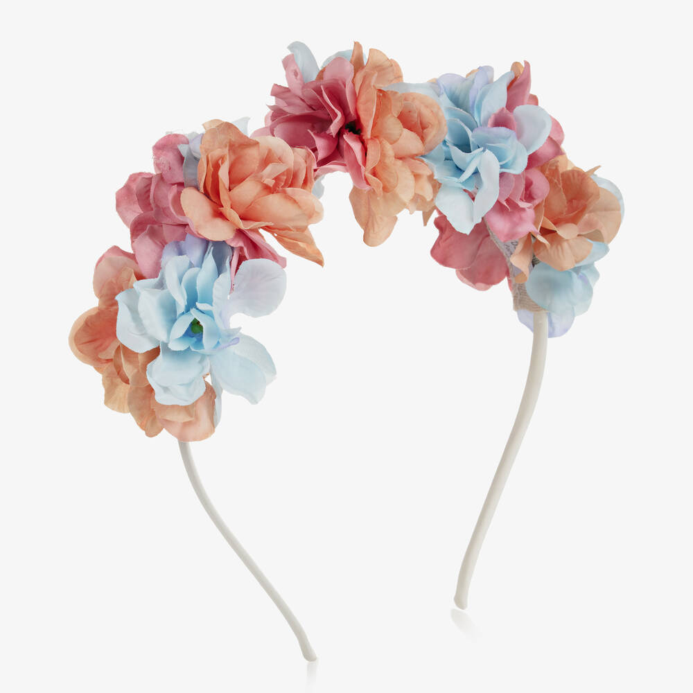 Patachou - Serre-tête fleurs colorées fille | Childrensalon