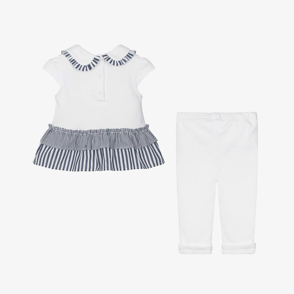 Patachou-Морской комплект из хлопковых леггинсов для девочек | Childrensalon Outlet