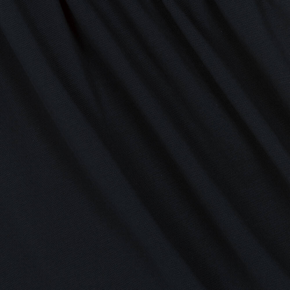 Patachou-فستان قطن بيكيه مزين بكشكش لون كحلي | Childrensalon Outlet