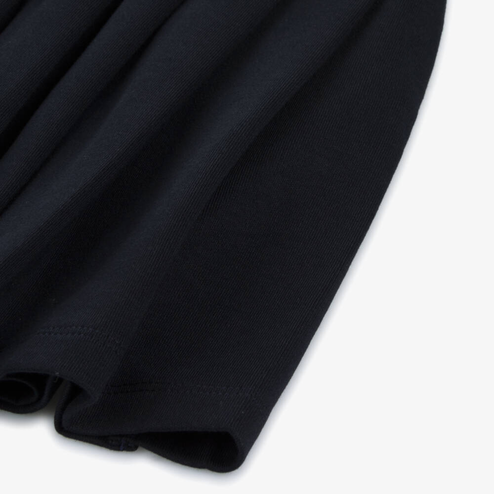 Patachou-Girls Navy Cotton Jersey Frock | Childrensalon Outlet