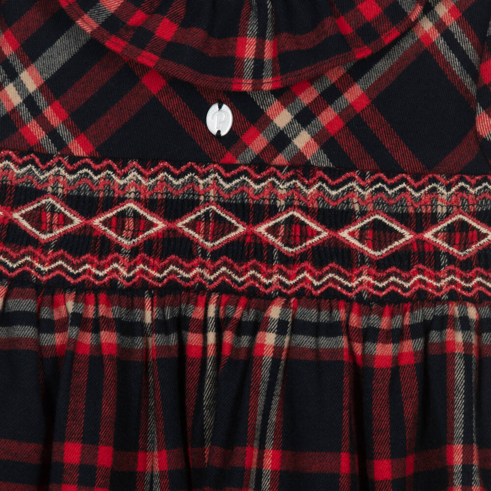 Patachou-Платье в клетку синий для девочек | Childrensalon Outlet