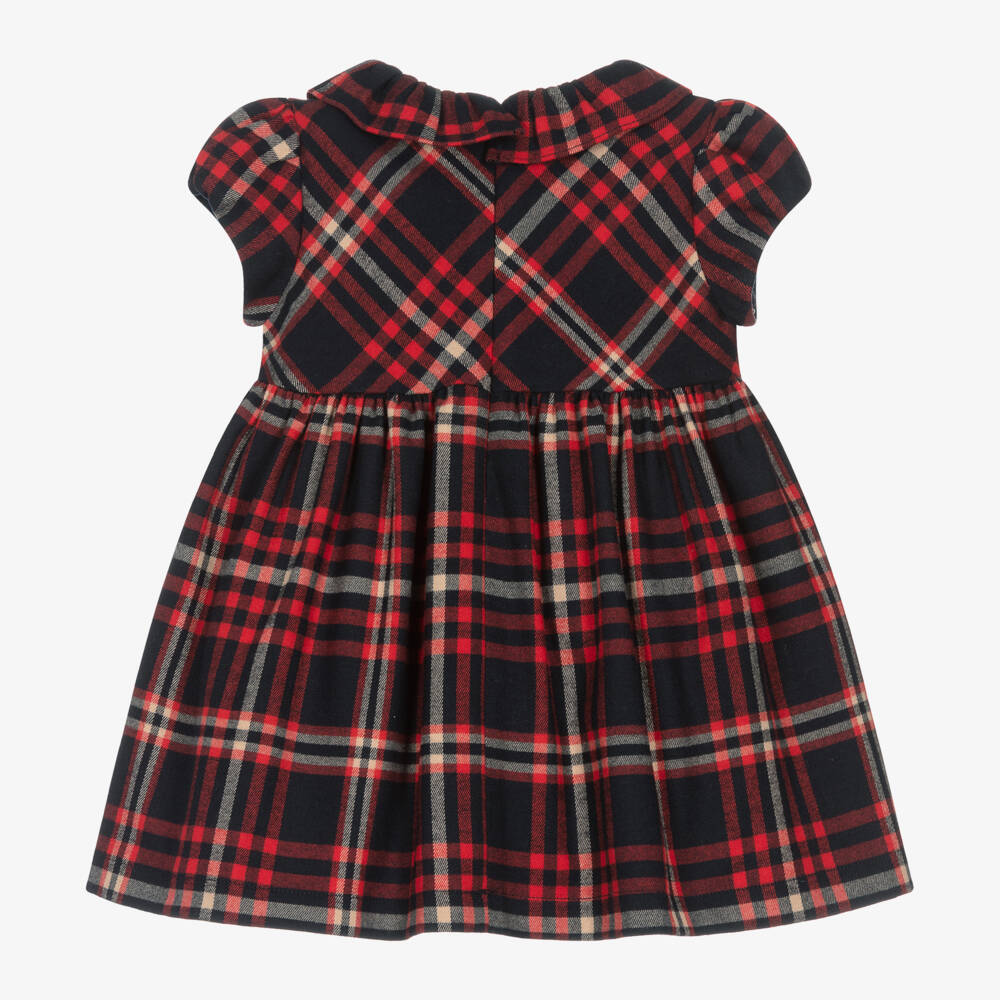 Patachou-Платье в клетку синий для девочек | Childrensalon Outlet