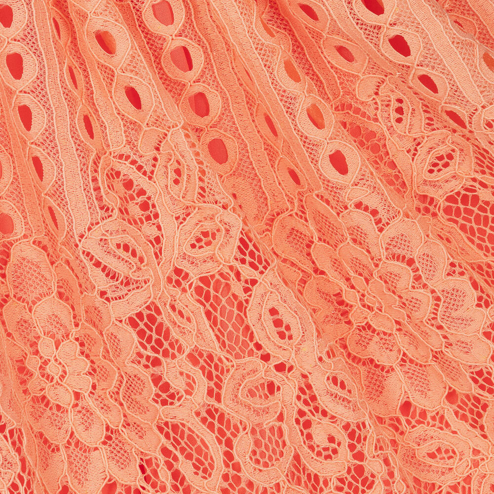 Patachou-Оранжевое кружевное платье для девочек | Childrensalon Outlet