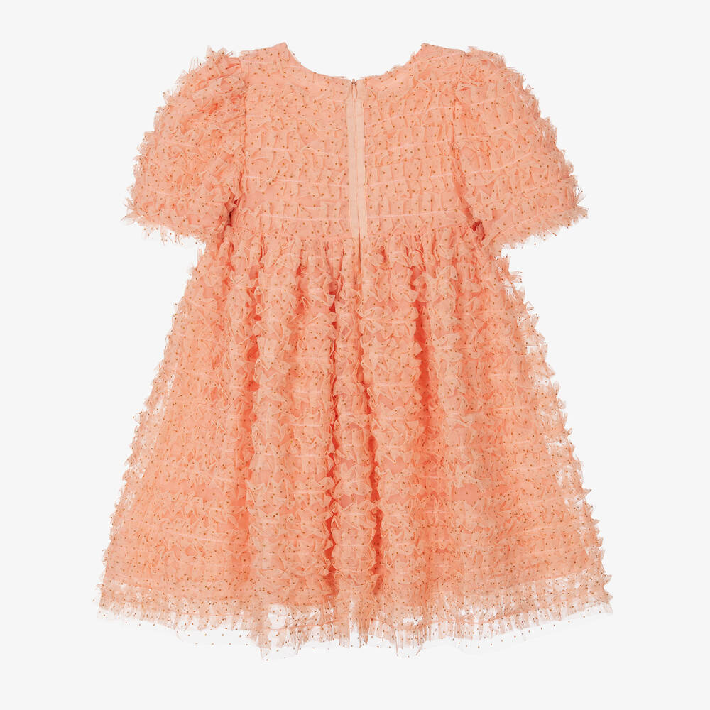 Patachou-Оранжевое платье из тюля для девочек | Childrensalon Outlet