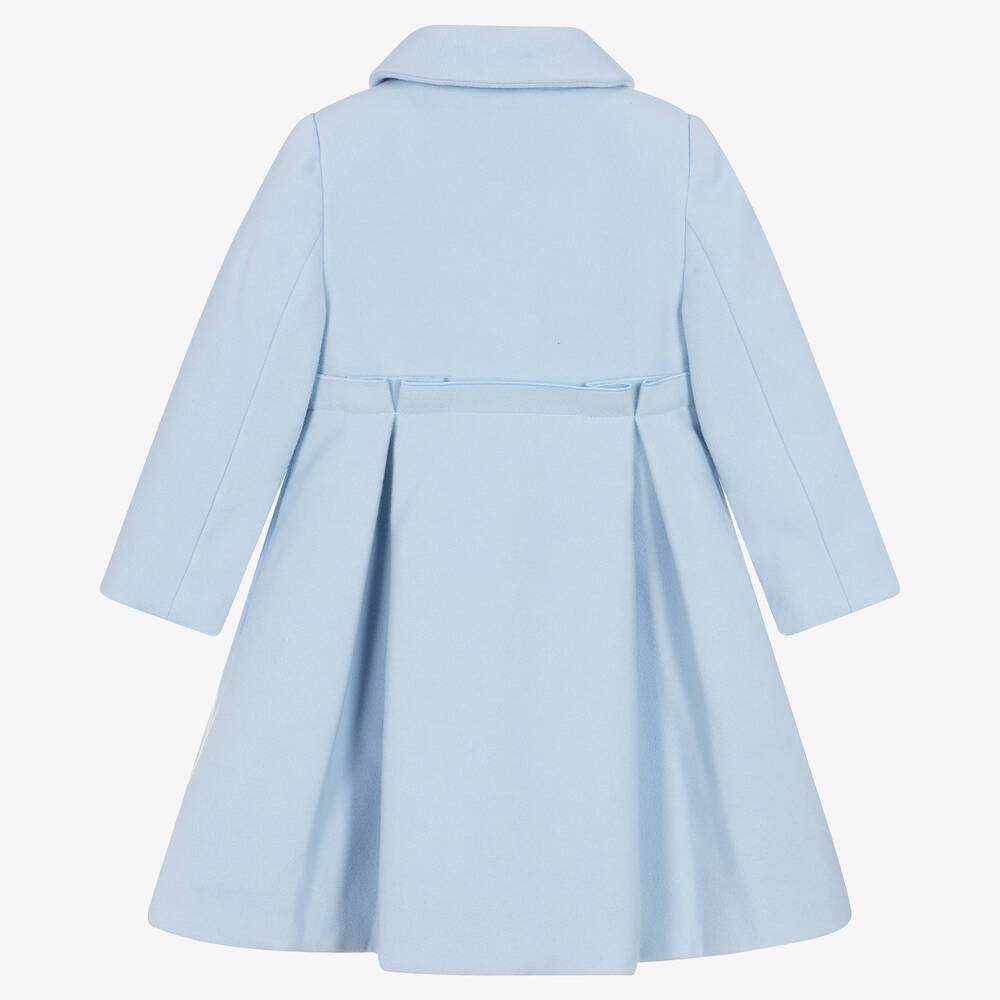 Patachou Girls Pale Blue Felted Coat