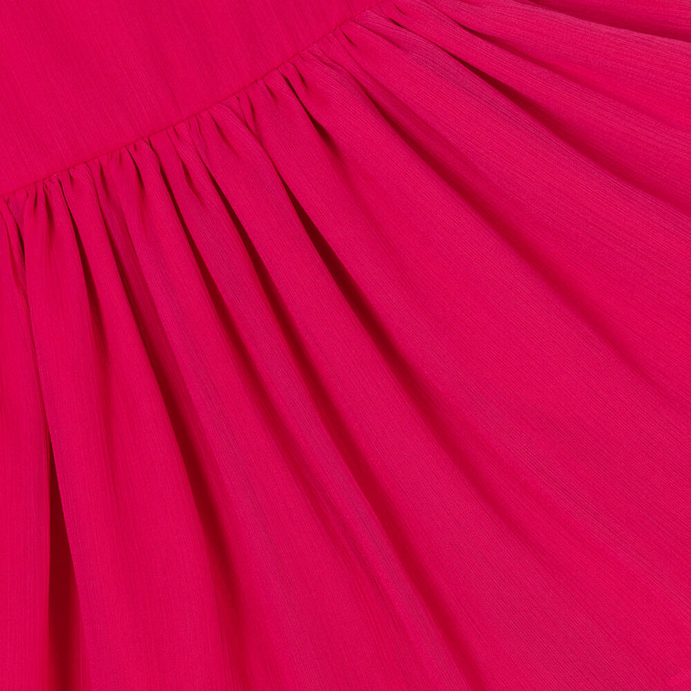 Patachou-Girls Pink Chiffon Dress | Childrensalon Outlet